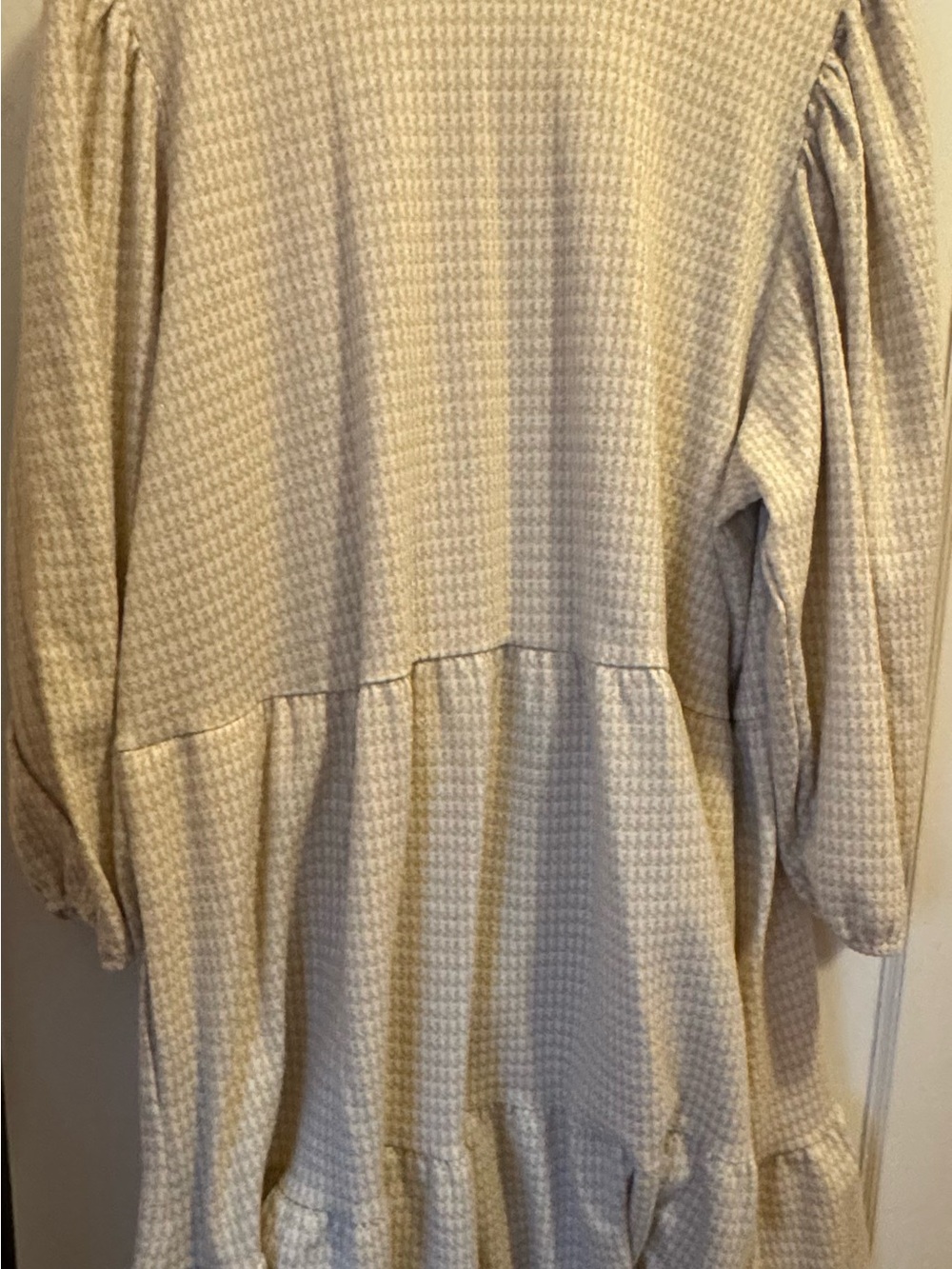 Draper James RSVP Metallic Houndstooth Tiered Ruffle Dress XXL - Picture 2 of 12